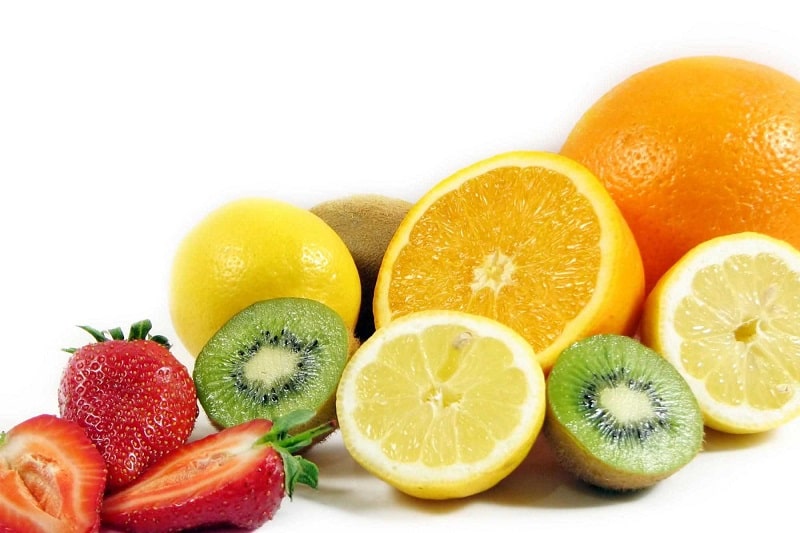 Trái cây có hàm lượng vitamin C cao cũng rất tốt