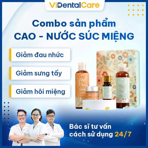 Bộ sản phẩm Nha Chu Tán của nha khoa ViDental Care