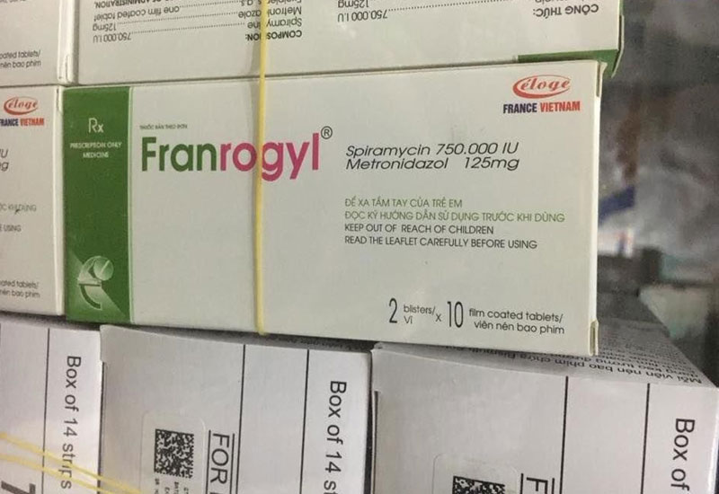 Franrogyl một loại thuốc thường dùng trong điều trị các bệnh lý răng miệng