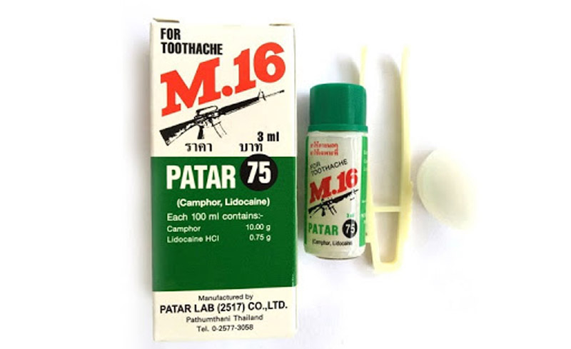 Thuốc M16 có nguồn gốc từ Thái Lan trị sâu răng hiệu quả, giá rẻ.